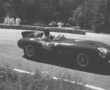 Jack McAfee in a Ferarri 857 S in 1956. Photo: Jim Sitz